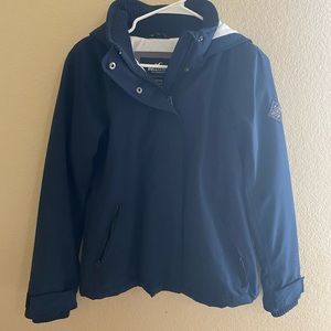 Hollister women’s navy sherpa-lined jacket